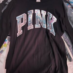 PINK sequin long sleeve